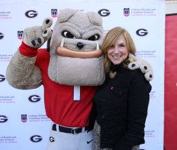 Amy Taylor with Hairy Dawg